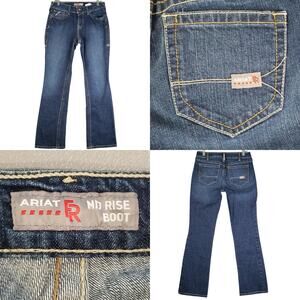 Ariat FR Flame Resistant Jeans Womens 28R 28X33 Workwear Bootcut Jeans CAT2